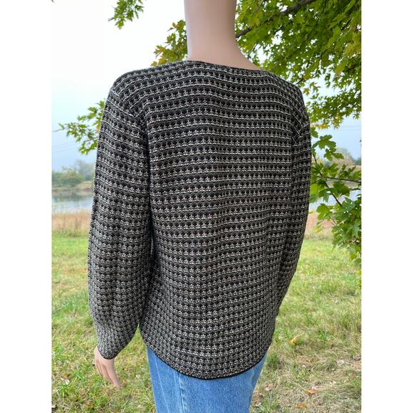 Vintage Reba Rose Knit Cardigan - Picture 5 of 5